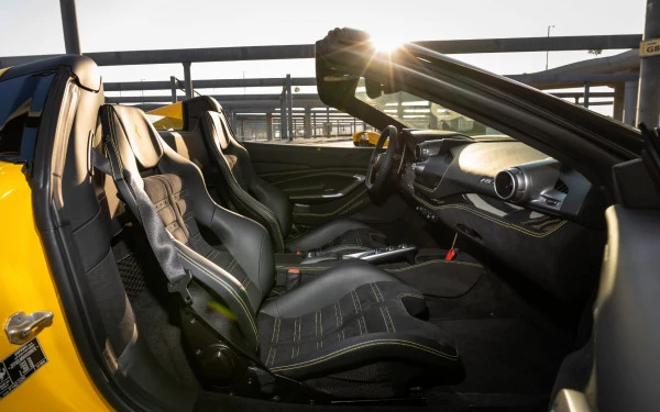  Yellow Ferrari F8 Tributo Spider Photo 