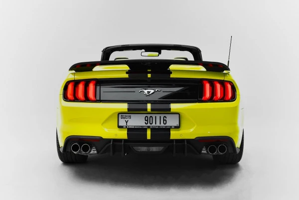  Yellow Ford Mustang Photo 