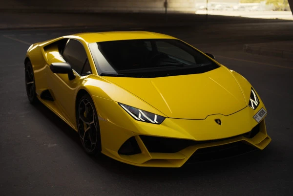  Yellow Lamborghini Evo coupe Photo 