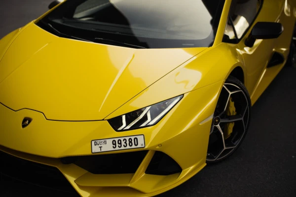  Yellow Lamborghini Evo coupe Photo 