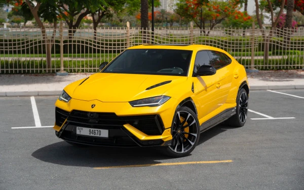  Yellow Lamborghini Urus Photo 
